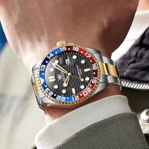 OLEVS Mens Watch Business Luxury